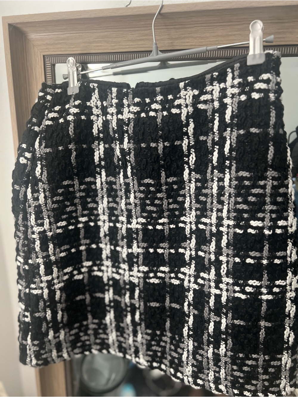 Classic Black & White Tweed Skirt brand new without Tag